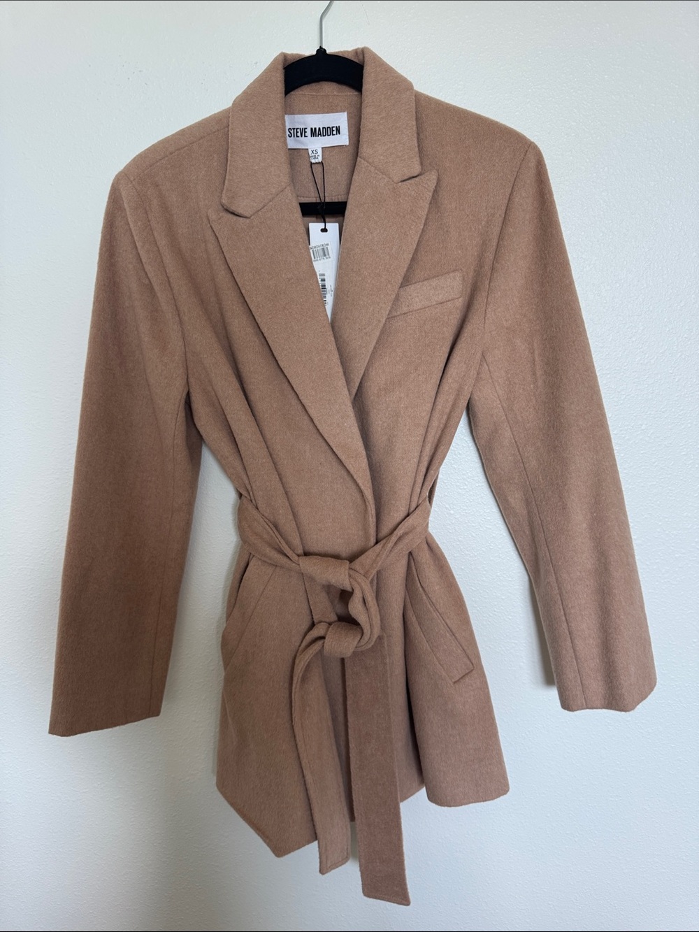 Steve Madden Camel Wrap Coat